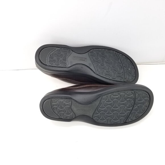 Birkenstock Women Shoe Footprints Altos Brown Clog Slip ON Comfort Mules Size 9 - Picture 7 of 8